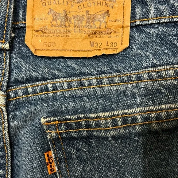 Vintage Levi’s Orange Tab 509 32x30 - Picture 4 of 4